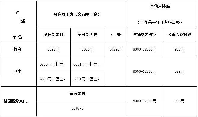 政府工作人员工资标准(政府工作人员工资待遇2020)