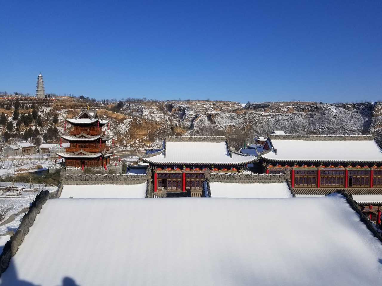 渭南冬季旅游景点大全图片