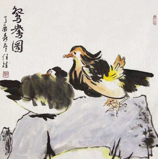 任斌花鸟画作品赏析:用笔轻灵,清丽隽永