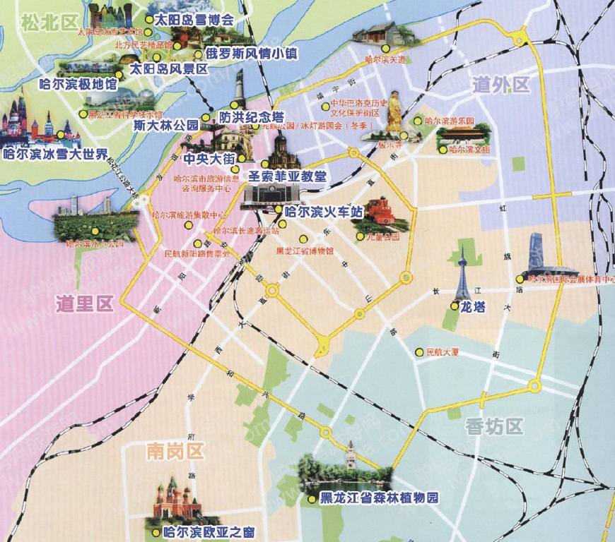 地理答啦:东北黑龙江省,松花江畔的哈尔滨,城市名字有什么来历?