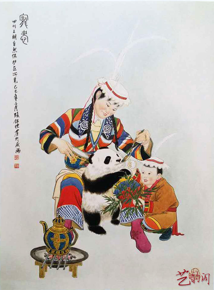 熊猫画国手—国家一级美术师张锦标作品欣赏