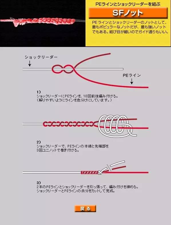 拴钩绑线方法示意图图片