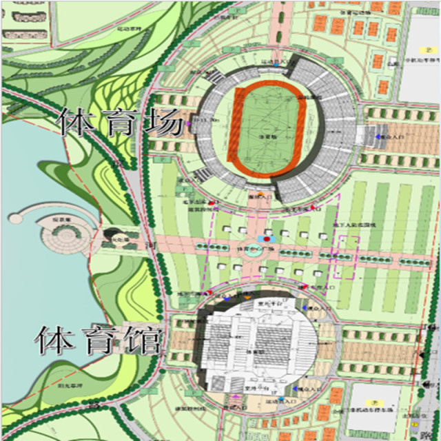 匠心巨作 中国二十二冶集团山东平度奥体中心工程主体落成