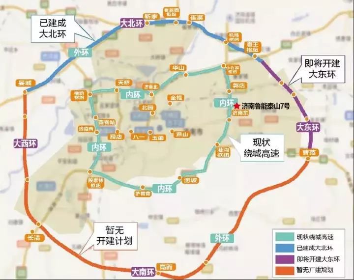 济南西外环路规划图图片