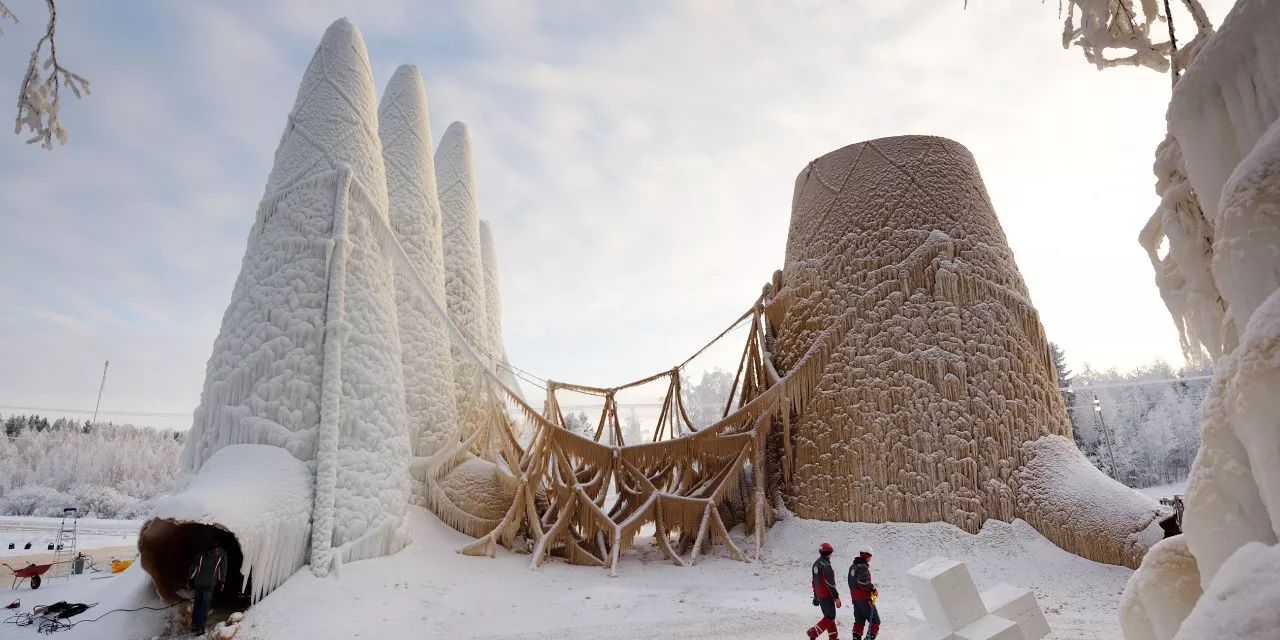 dome),2015年的冰雪聖家堂(sagrada familia)與2016年的達芬奇冰橋