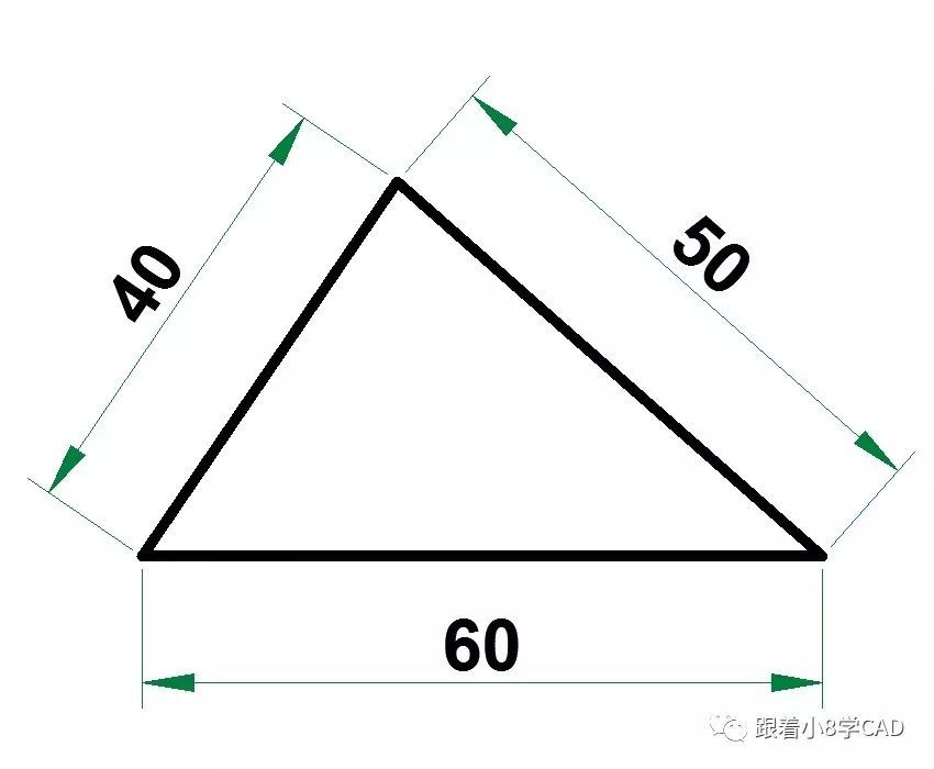 cad三角形画法图片