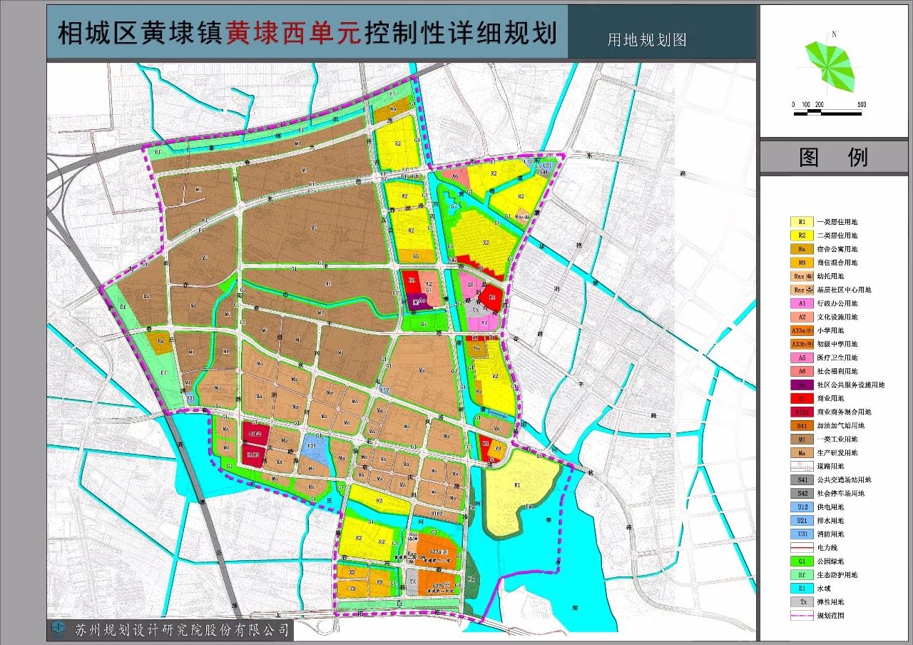 相城区黄埭镇东,西,东桥单元控制性详细规划公示啦!