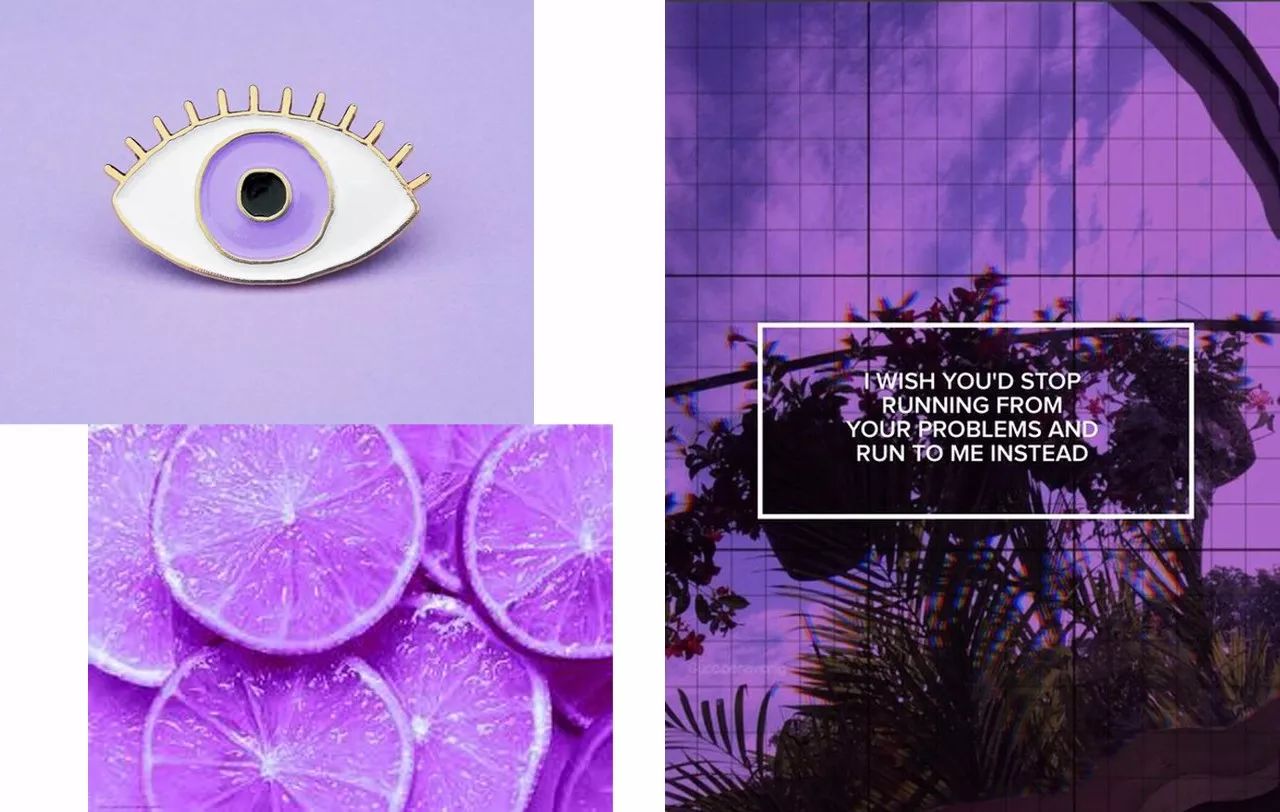 a dramatically provocative and thoughtful purple shade, pantone