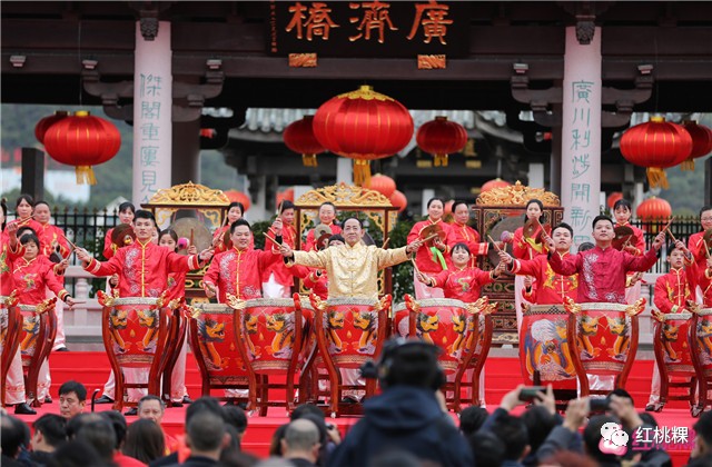 潮州大锣鼓乐登楼图片