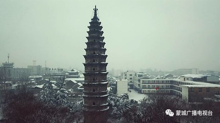 航拍!雪後的大蒙城,美翻了!