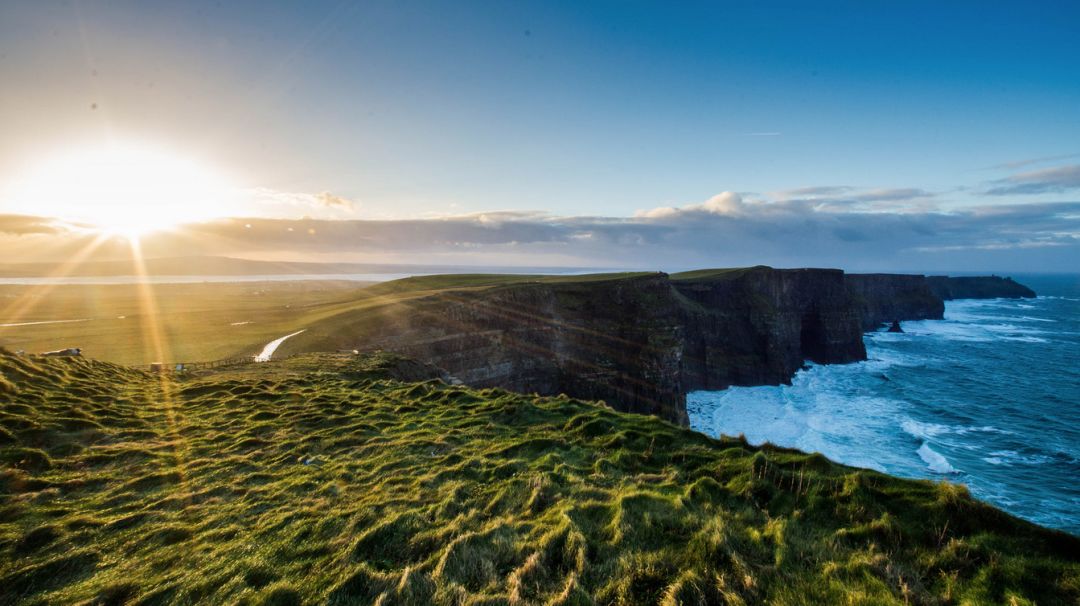 scannor, coclare, ireland莫赫懸崖(cliffsofmoher)是歐洲最高的懸崖