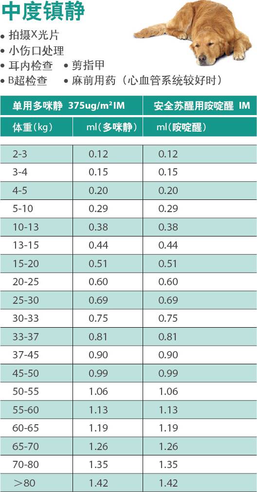 多咪静用法用量速查表