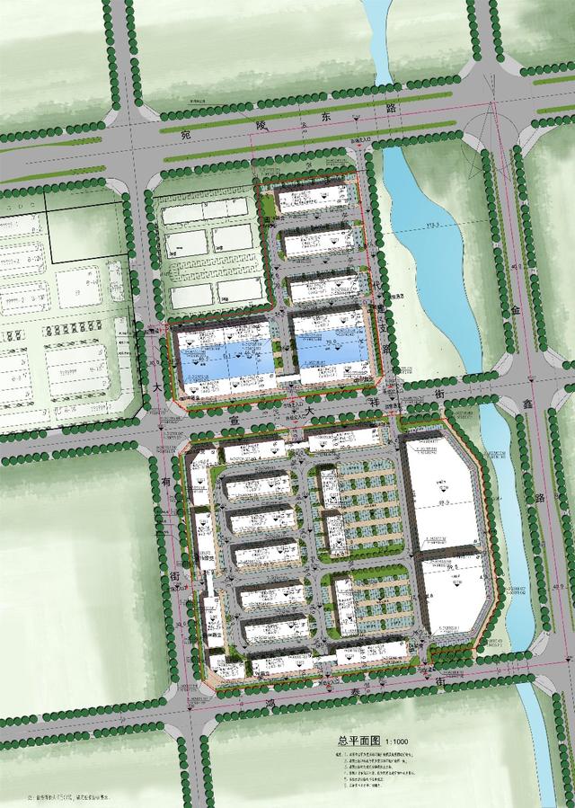 這個佔地10.38公頃的宣城農副產品批發物流園設計方案已公示