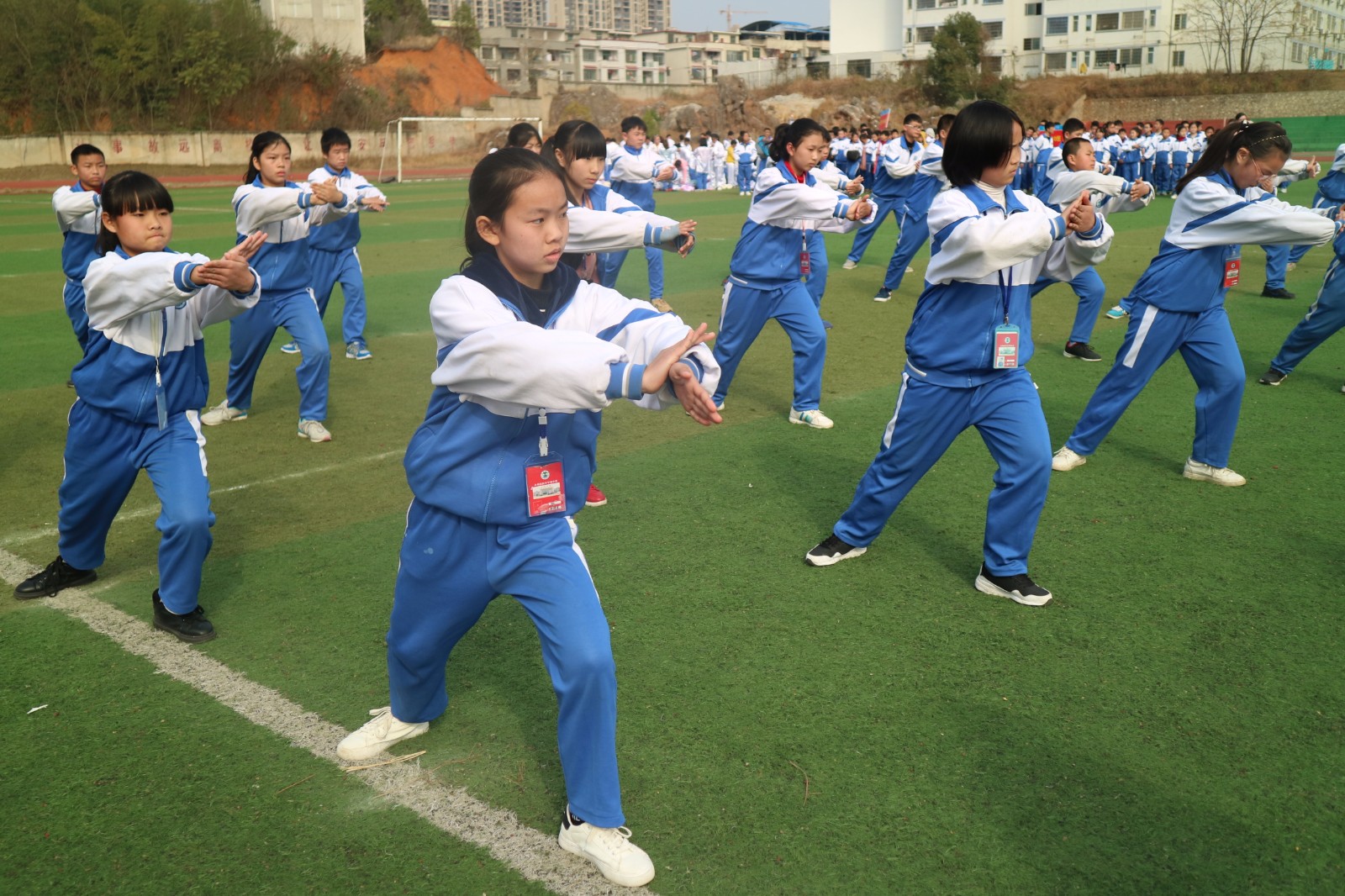 强身健体弘扬国粹丨记永州陶铸中学初中部太极拳比赛