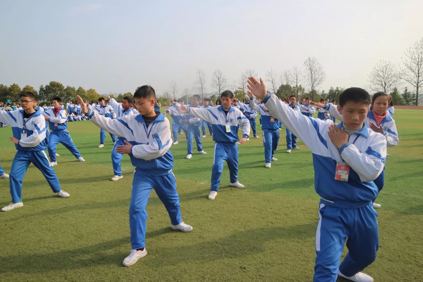 强身健体弘扬国粹丨记永州陶铸中学初中部太极拳比赛