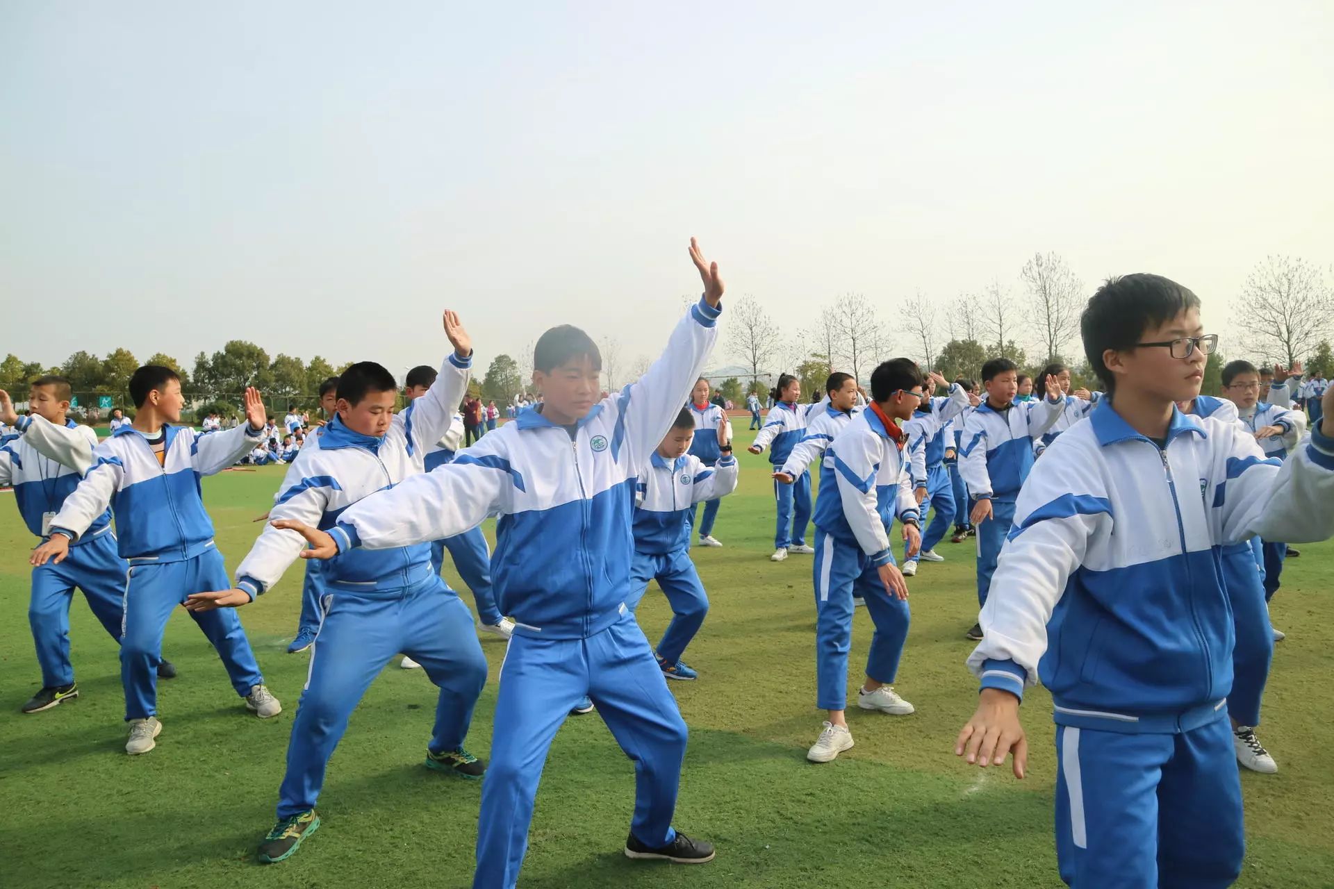 强身健体弘扬国粹丨记永州陶铸中学初中部太极拳比赛