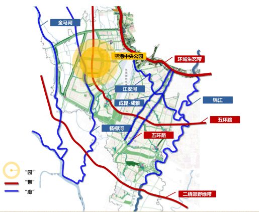 双流芯谷道路规划图图片