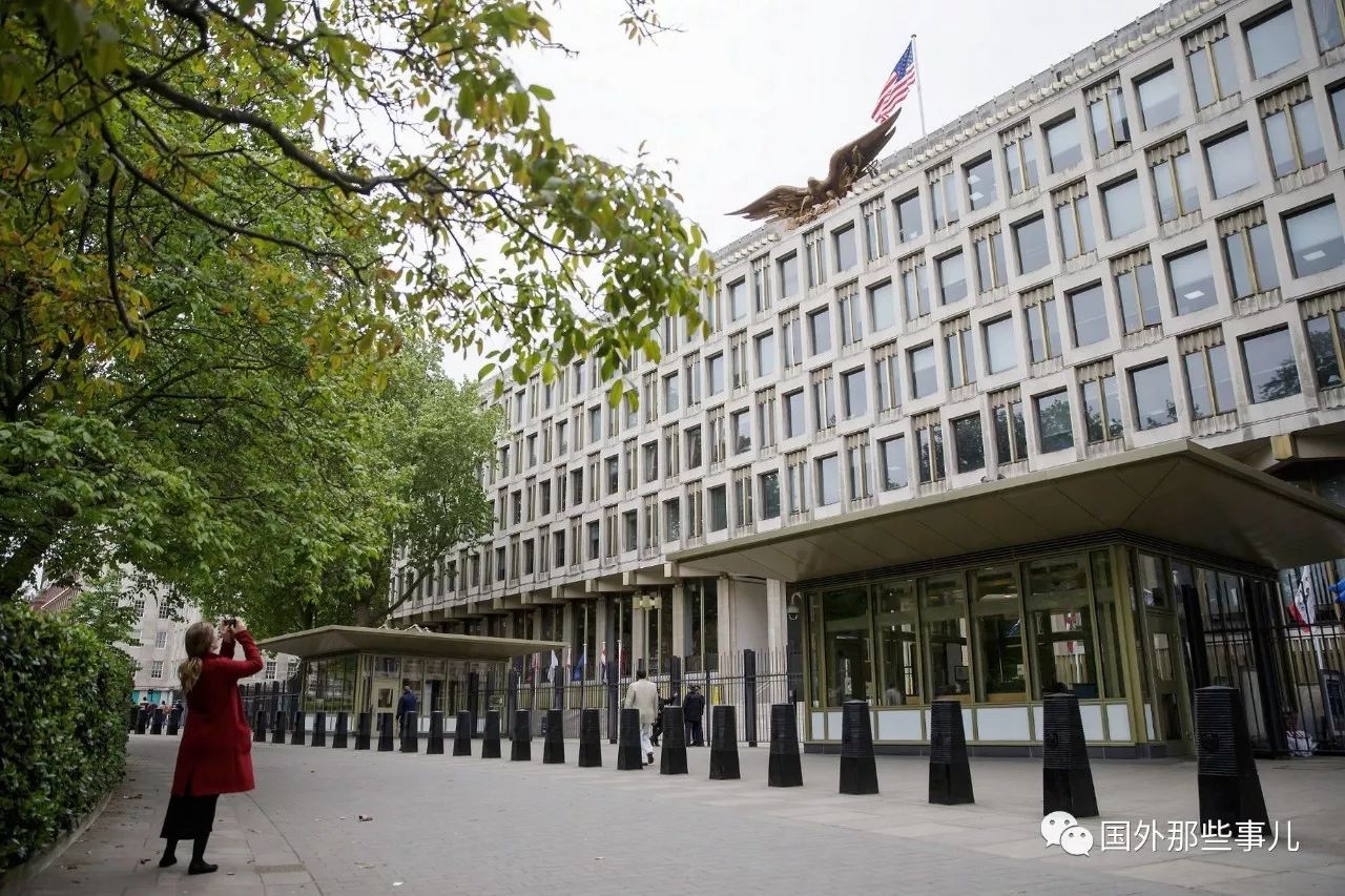 80年来,美国驻英国大使馆一直位于伦敦的格罗夫纳广场(grosvenor