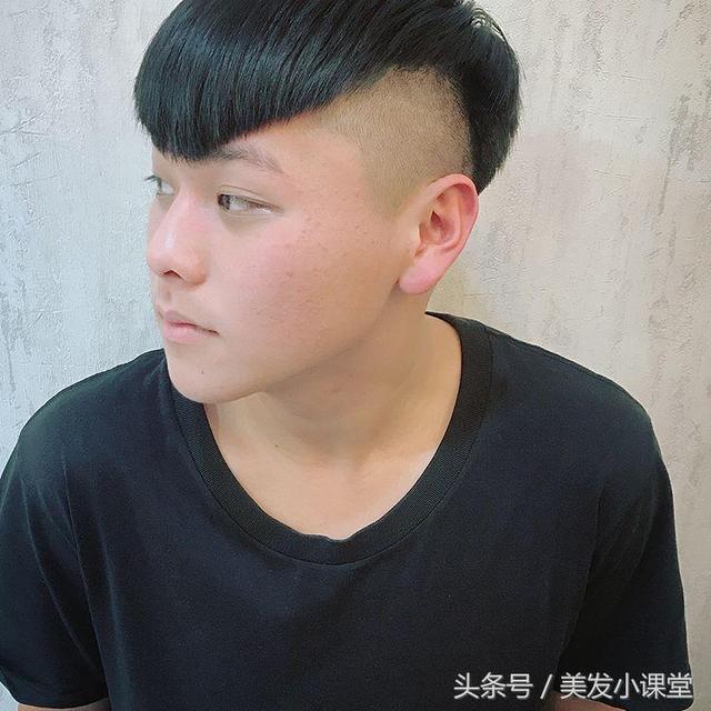 瓜子脸剃什么头好看男图片