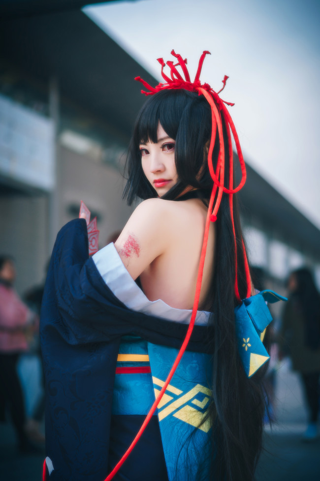 和服 少女 陰陽師 彼岸花 cosplay