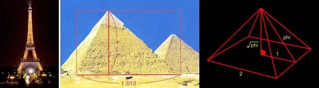 金字塔黄金分割图片