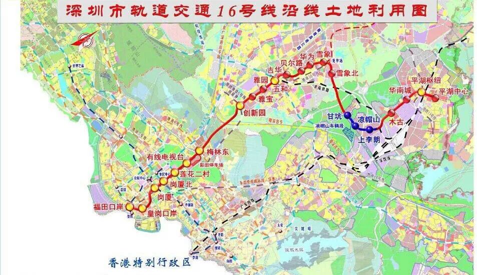 深圳坪山云轨线路图图片