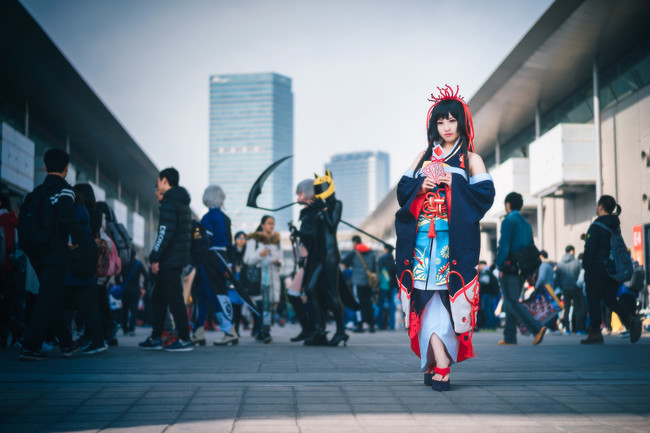 和服 少女 阴阳师 彼岸花 cosplay