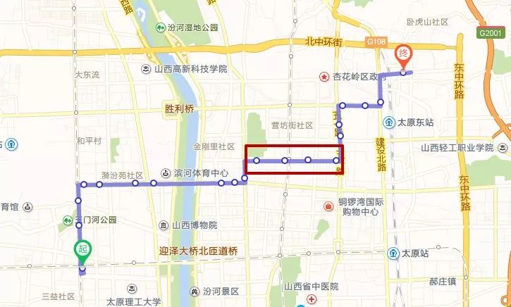 803路西缉虎营的2条公交线路调整运营线路