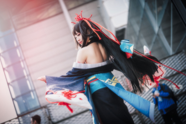 和服 少女 陰陽師 彼岸花 cosplay