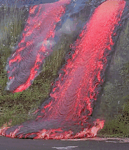 火山爆发动图图片