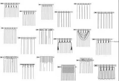 cad怎么画窗帘图片
