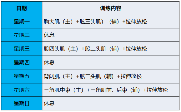 推荐一套适合新手的增肌训练计划,快速提升你的训练水平!