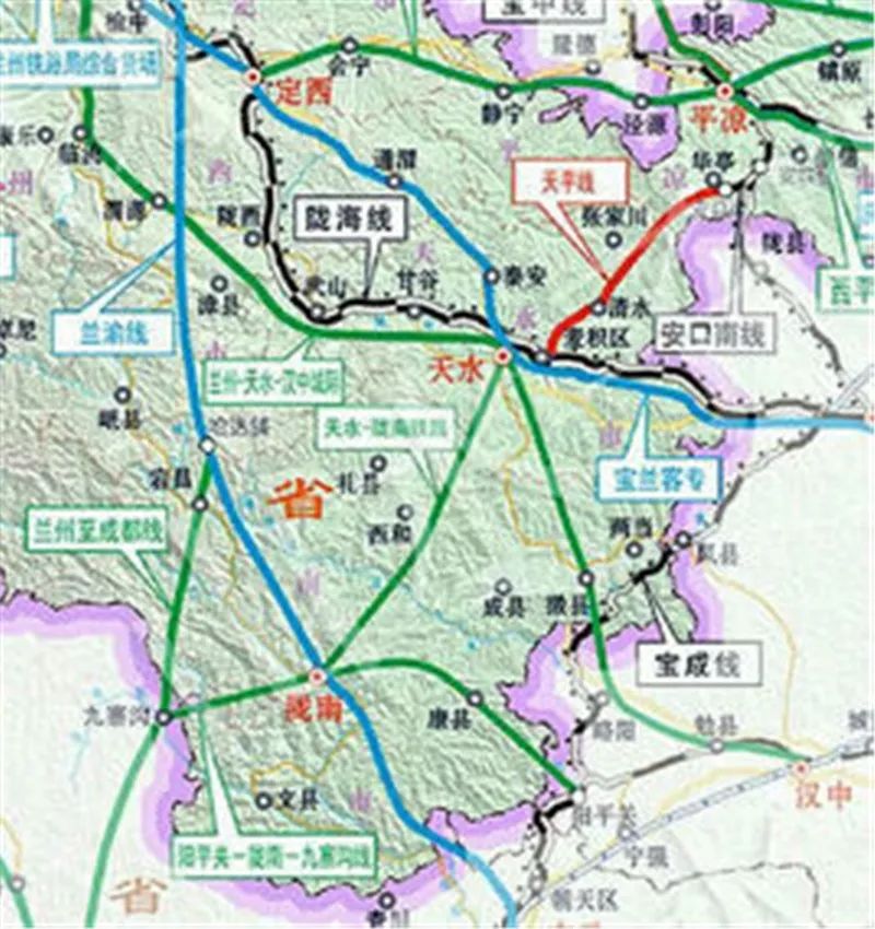 喜大普奔|兰州天水汉中三地高铁联通,400多公里途径天水一区两县!