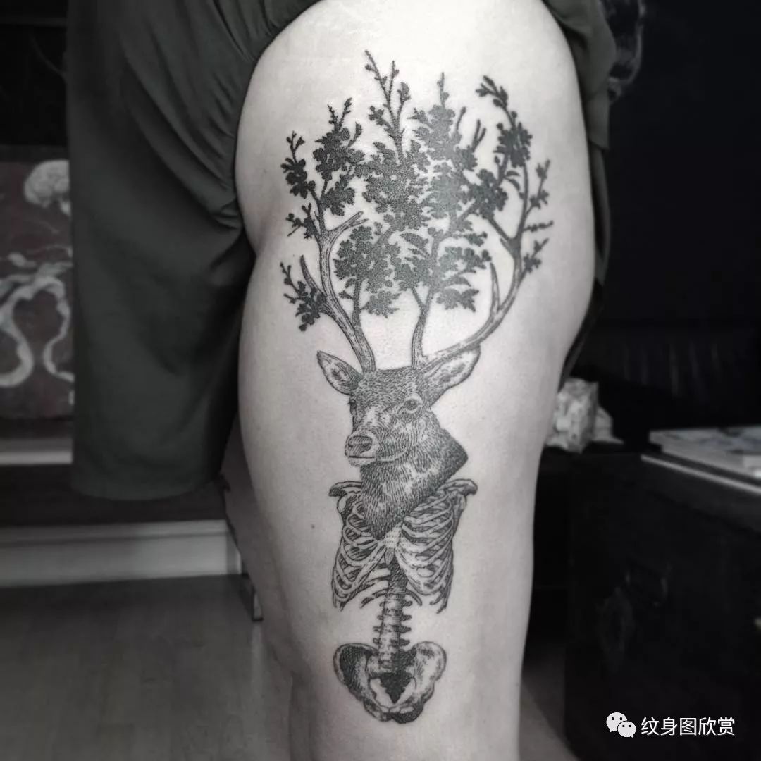 纹身素材第1279期——乌鸦 - 动物纹身图案大全 武汉老兵纹身