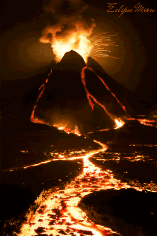 男人的火山喷发图片