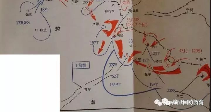 在1979年的對越自衛反擊戰中,我廣州軍區第55軍及加強部隊,在武漢軍區