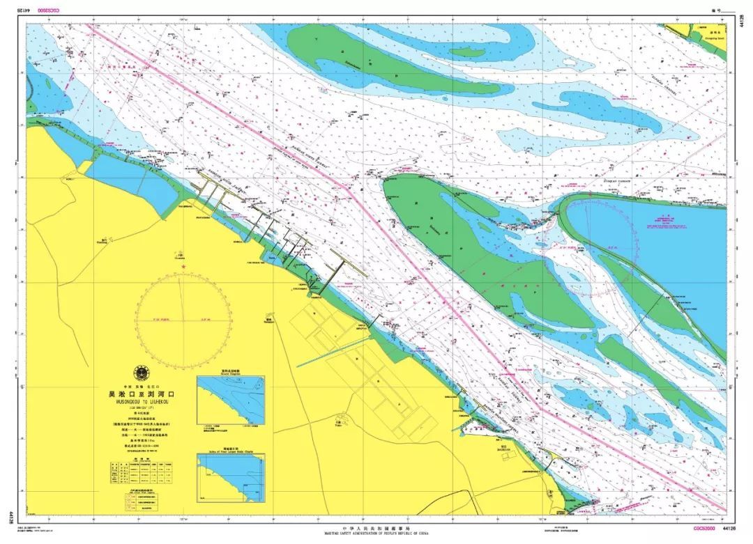 海圖發佈長江口深水航道長江口深水航道長江口深水航道江亞至圓圓沙