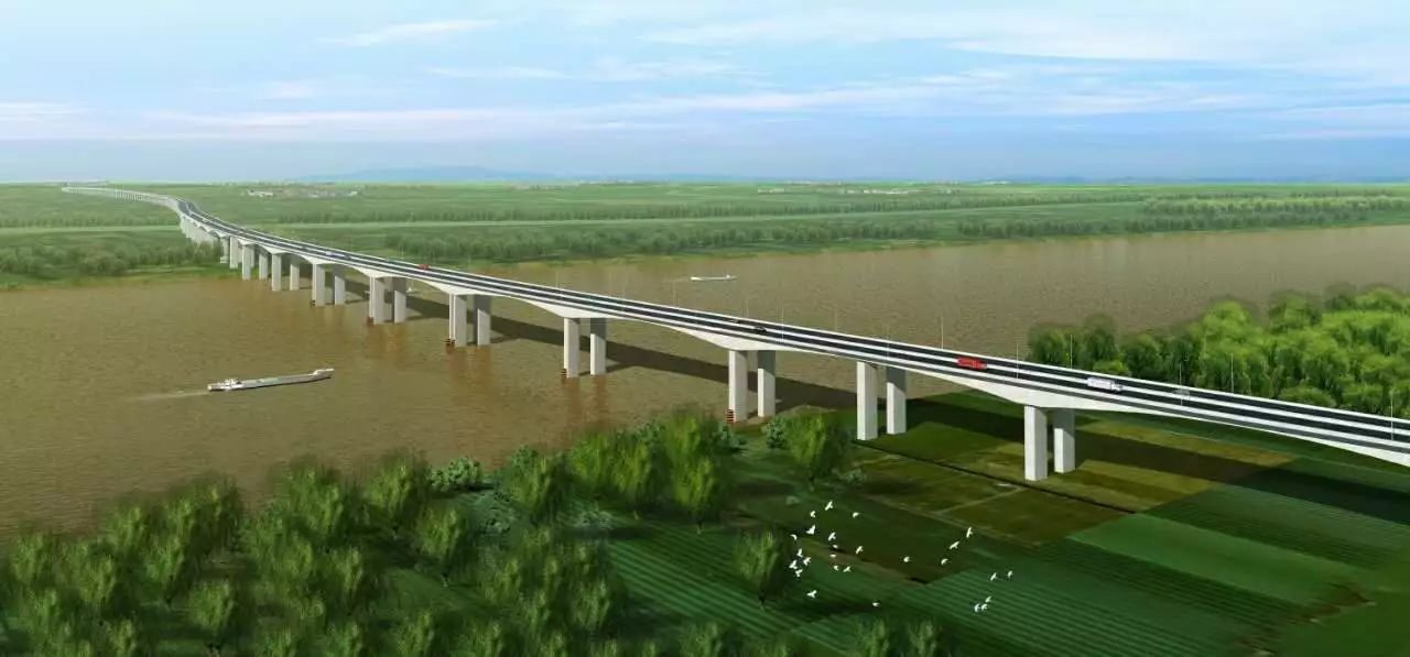 长垣黄河大桥图片