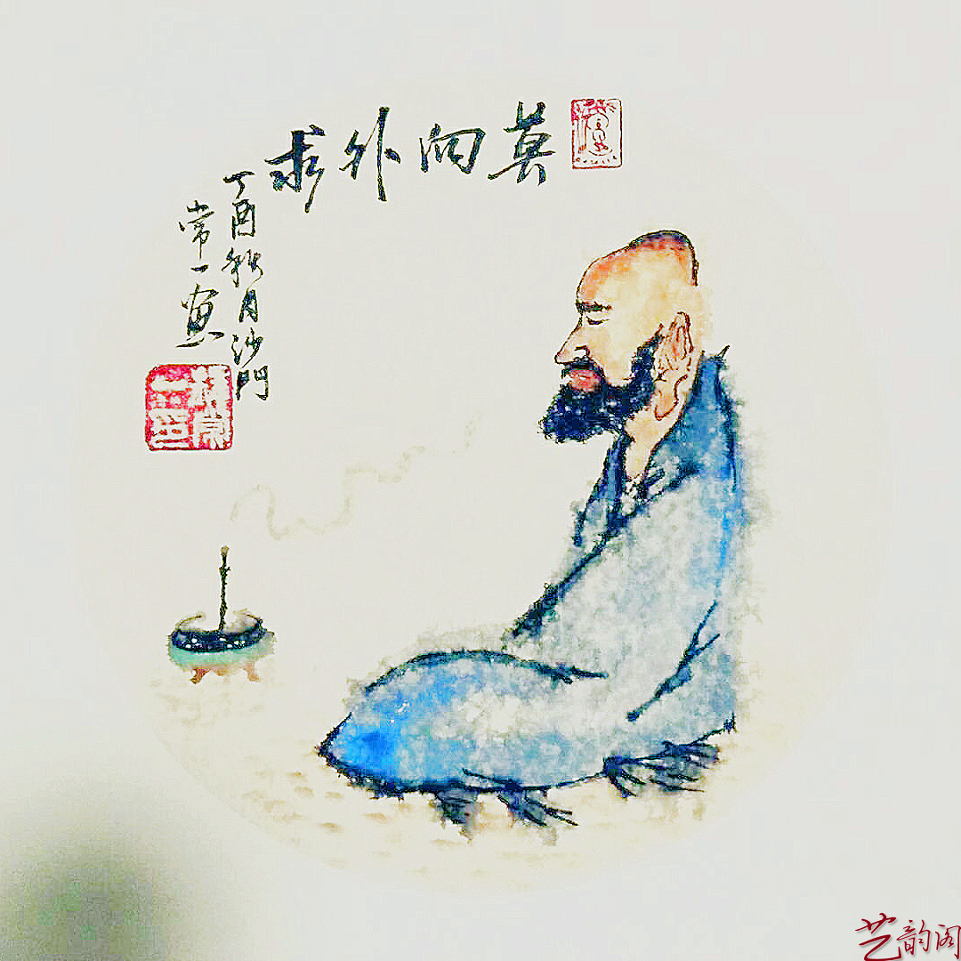 当代著名画僧图片