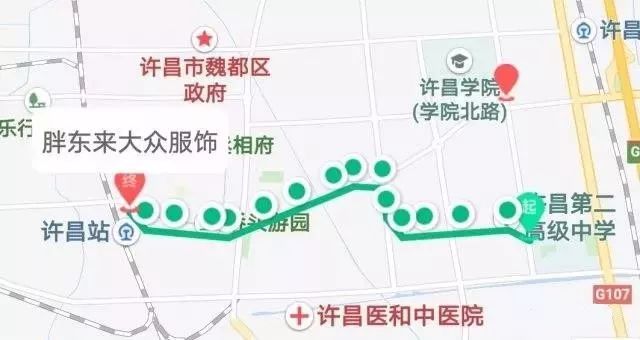 许昌职业技术学院地图图片