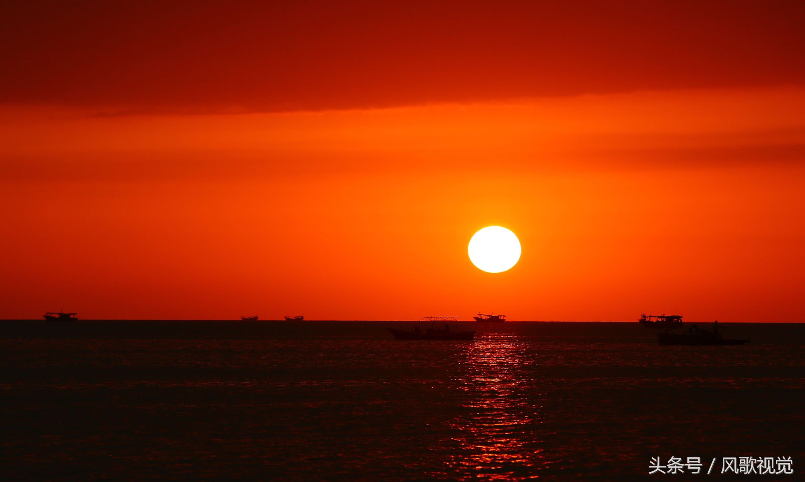 夕阳日落的照片 最美图片