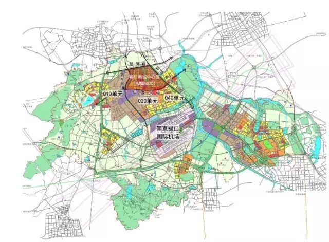 禄口空港新城规划图图片