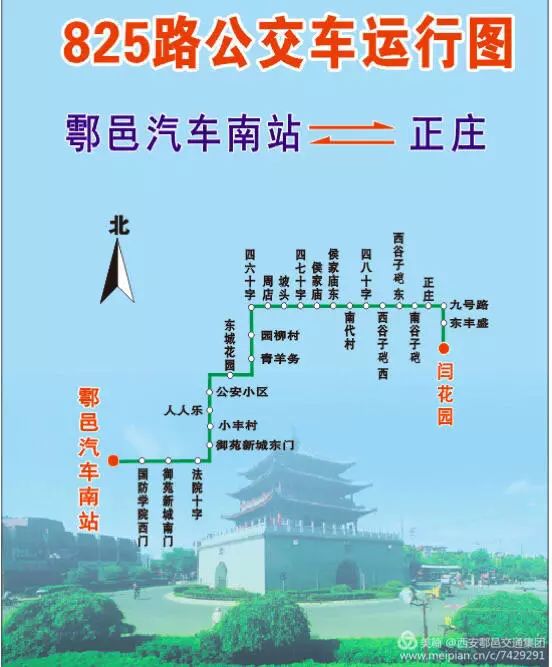 鄠邑说鄠邑区今日开通916路825路两条公交线路家住南北2号路东到西4号