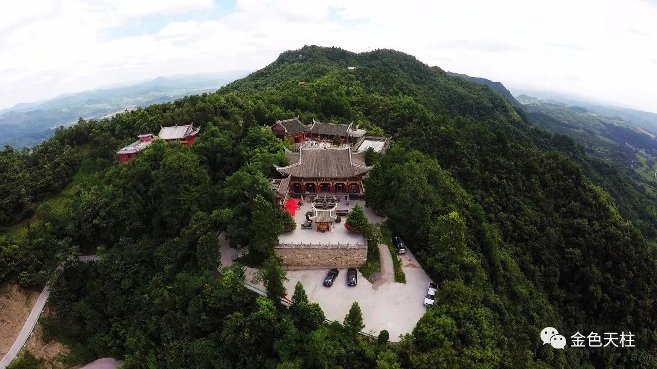 天柱县金凤山寺庙图片