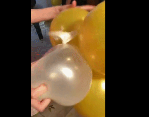 气球爆炸图片 gif图片