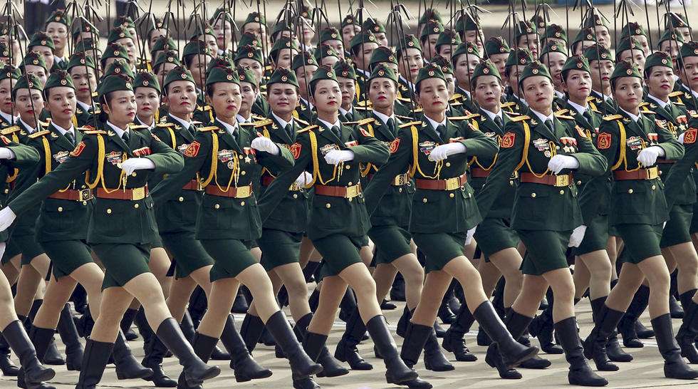 看了越南女兵再看看日本女兵网友差距太大了