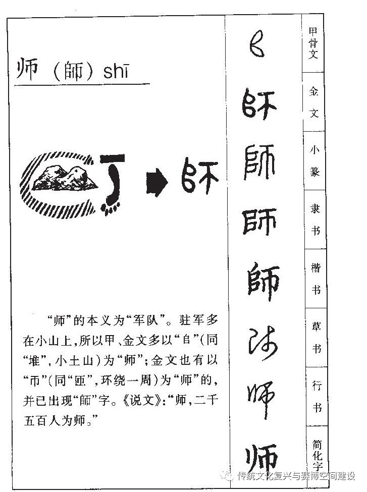 德篇290 说文解字《千字文》师