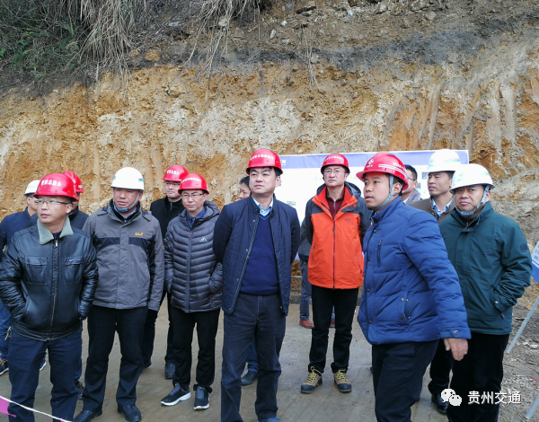 潘海督导检查贵黄高速公路,凯里环城高速公路建设情况