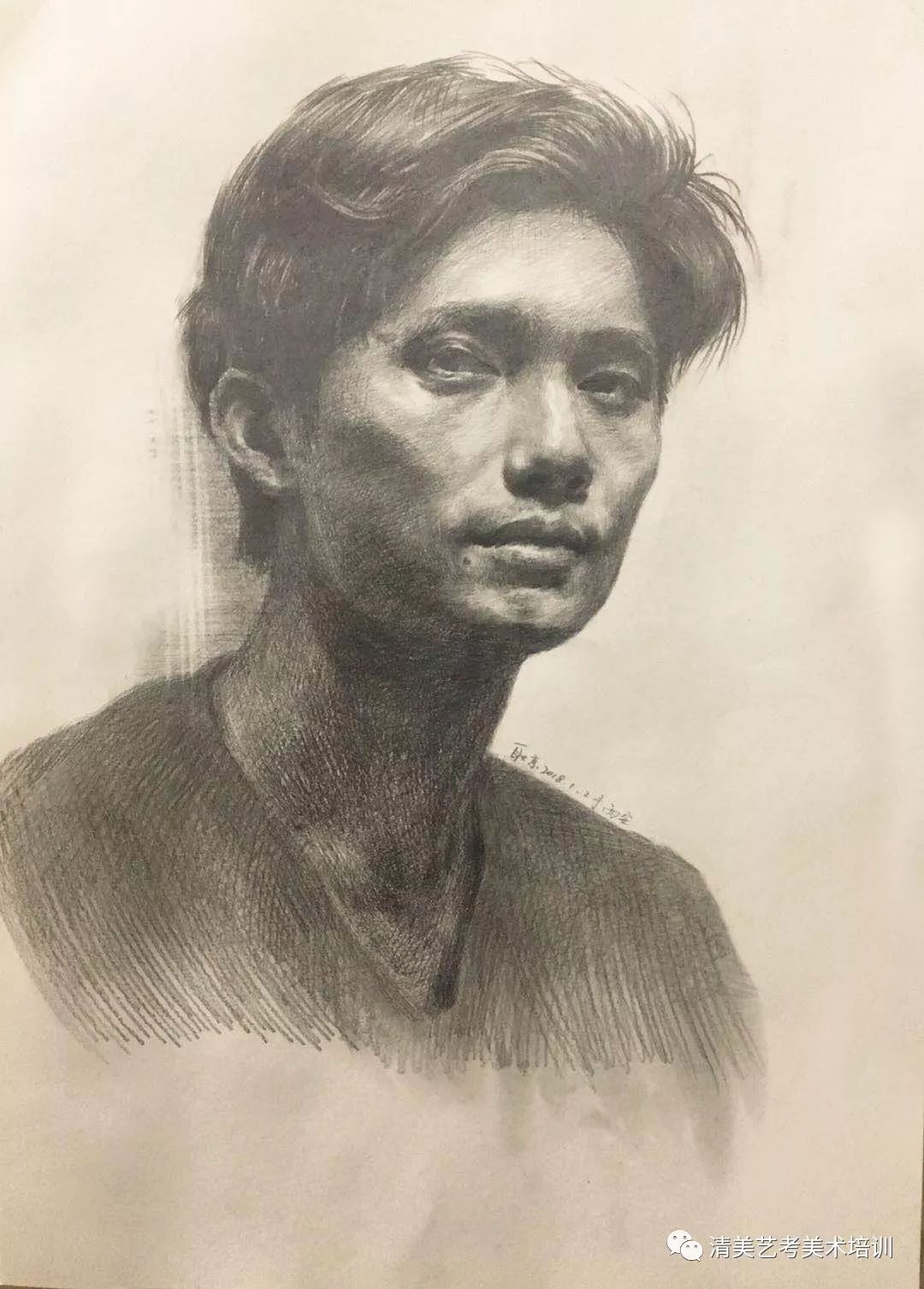 清美艺考素描老师耿京