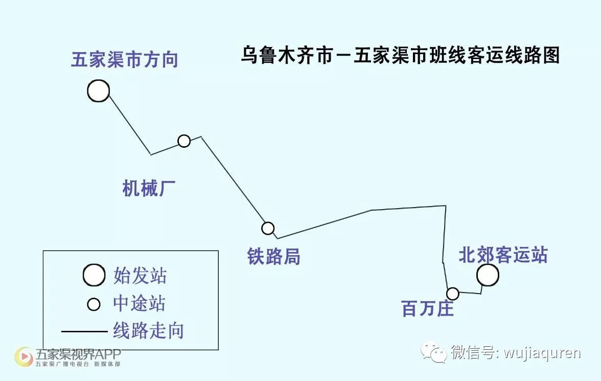 注意了五家渠乌鲁木齐客运班线途径站点有调整